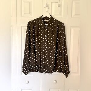 NEW AYR Blouse in Polka Dot